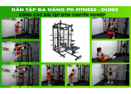 Dàn tạ đa năng, ghế tập gym đa năng dành cho mọi nha đình ưa thích gym