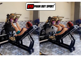 Máy đạp đùi xiên PD Strength - Máy đạp đùi tạ rời phiên bản mới đẳng cấp dành cho phòng Gym hiện đại