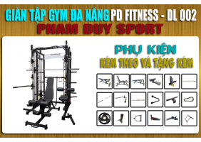 Giàn tạ đa năng PD Fitness – DL 002 Lựa chọn tối ưu nhất cho người tập gym tại nhà